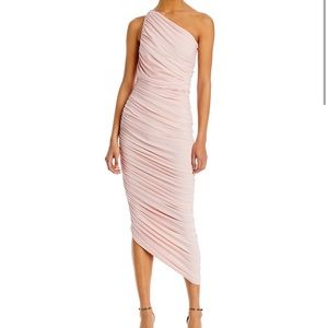 NORMA KAMALI DIANA GOWN Blush Size MEDIUM